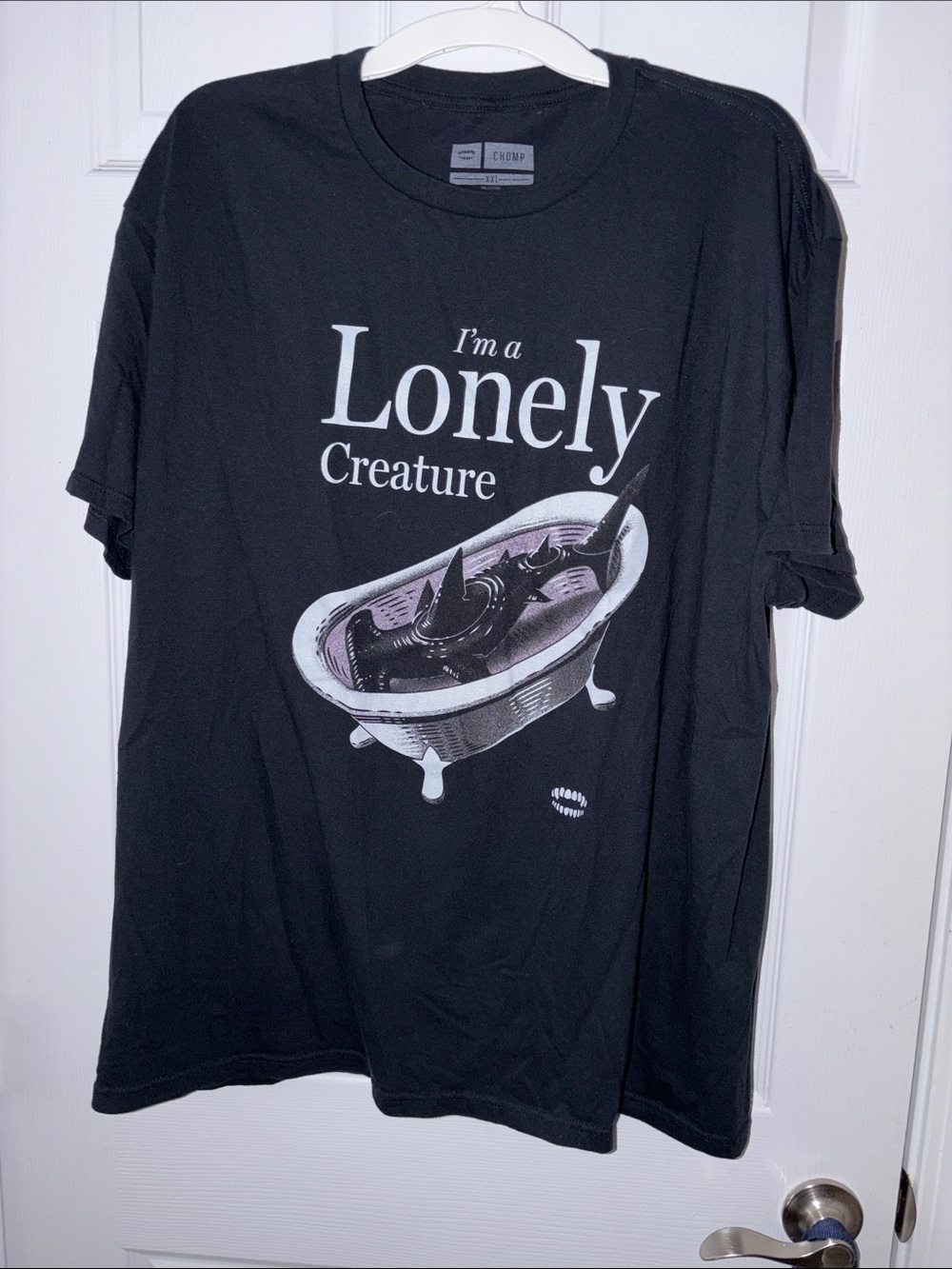 Men's Black 'I'm a Lonely Creature' Graphic Tee